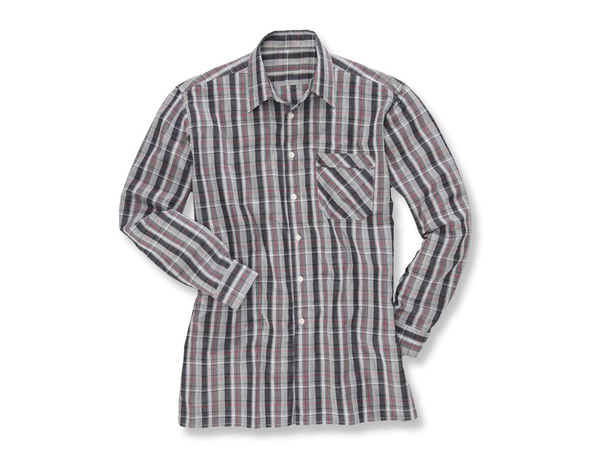 Hauts: Chemise à manches longues Bremen + gris