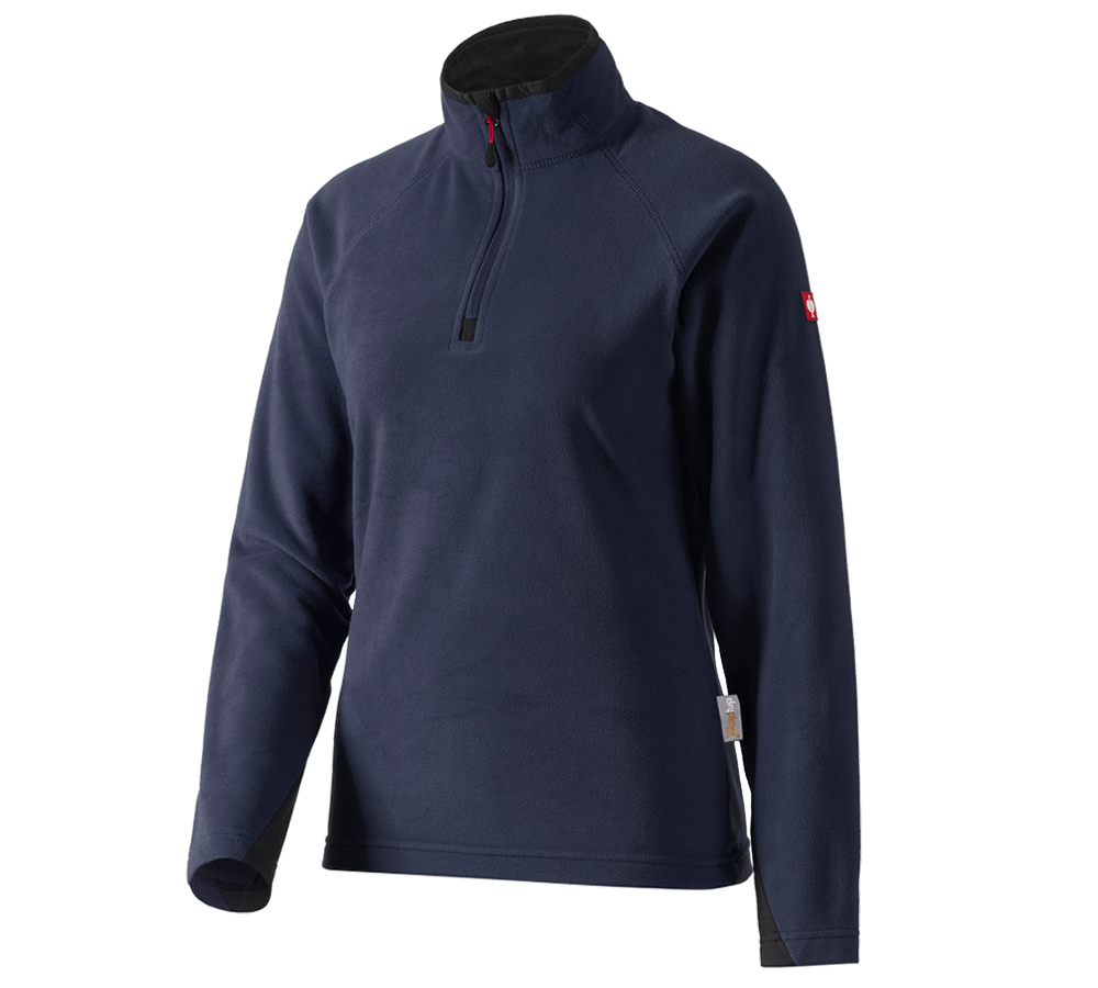 Shirts, Pullover & more: Ladies' Microfleece troyer dryplexx® micro + navy