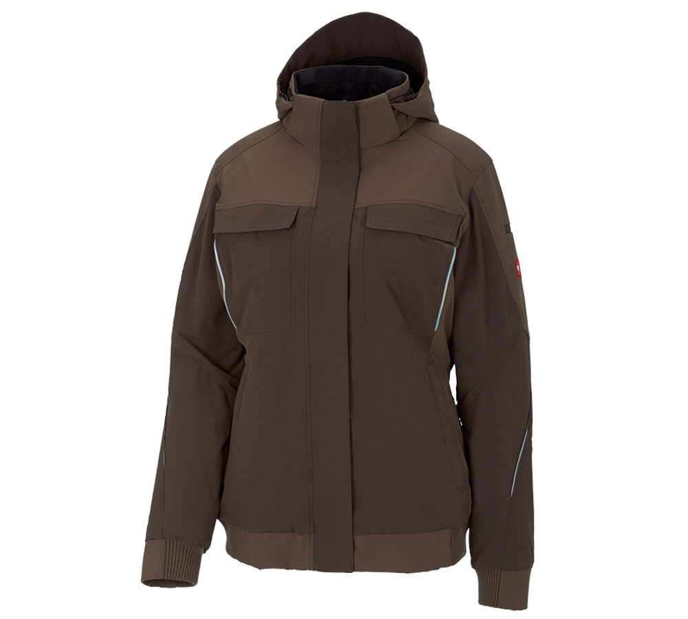 Vestes de travail: Veste de fonction d'hiver e.s.dynashield, femmes + noisette/marron