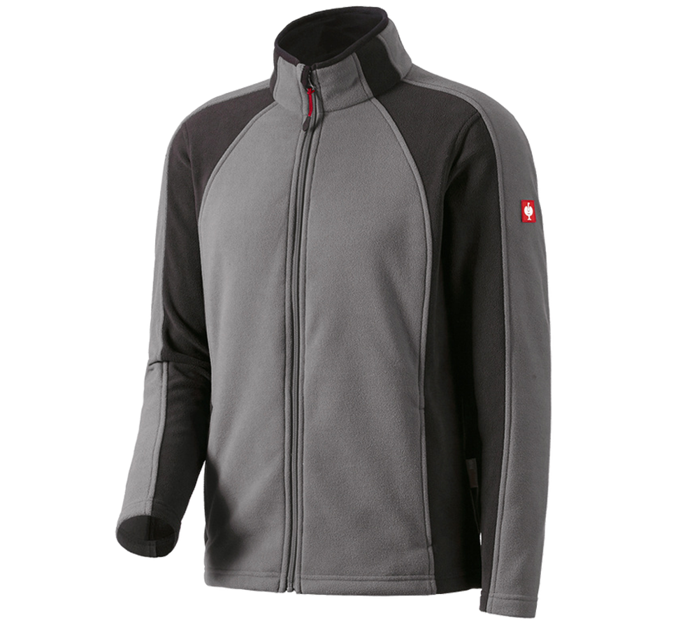 Vestes de travail: Veste en laine polaire dryplexx® micro + anthracite/noir