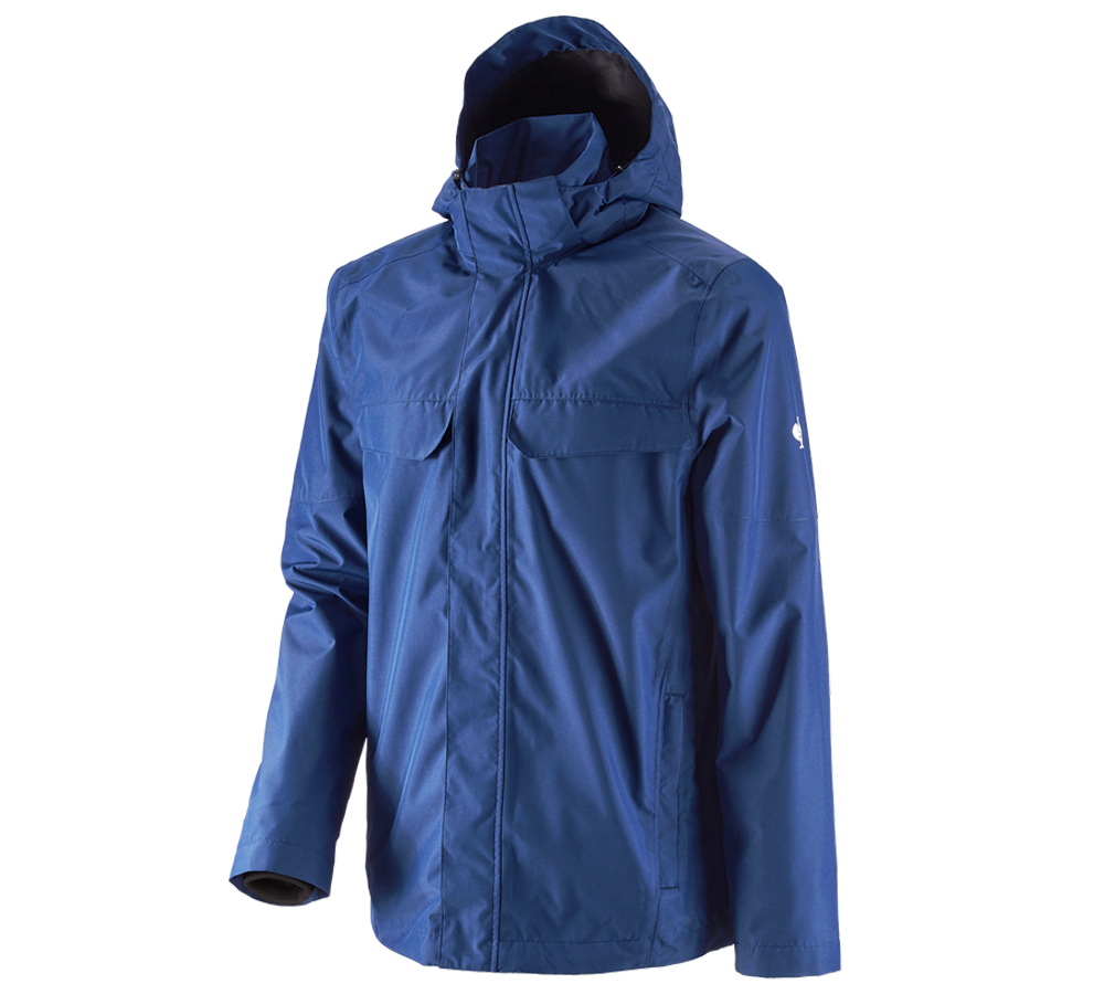 Vestes de travail: Veste de pluie e.s.concrete + bleu alcalin