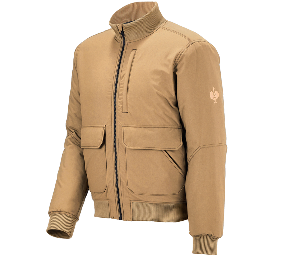 Vestes de travail: Blouson aviateur e.s.iconic + brun amande