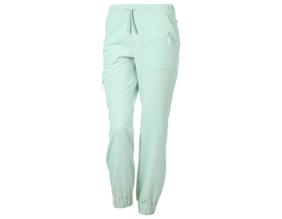 Pantalons de travail: Pantalon Multi-Pocket e.s.avida, femmes + vert doux