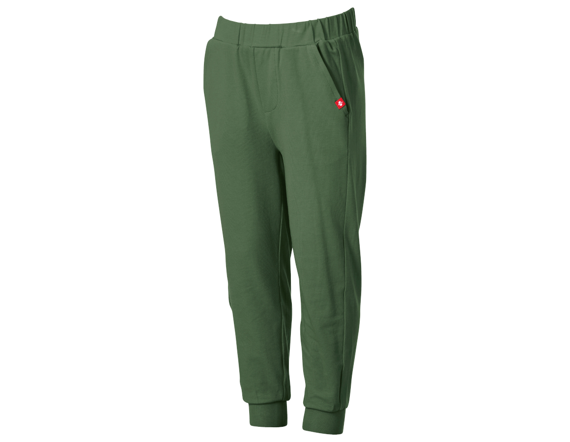 Nouveautés: e.s. Pantalon de pyjama cotton stretch, enfants + vert nordique