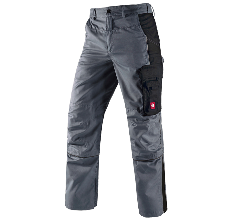 Work Trousers: Zip-Off trousers e.s.active + grey/black