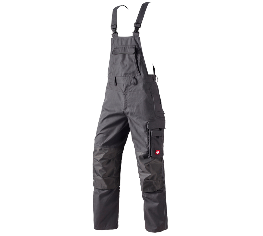 Work Trousers: Bib & brace e.s.prestige + grey