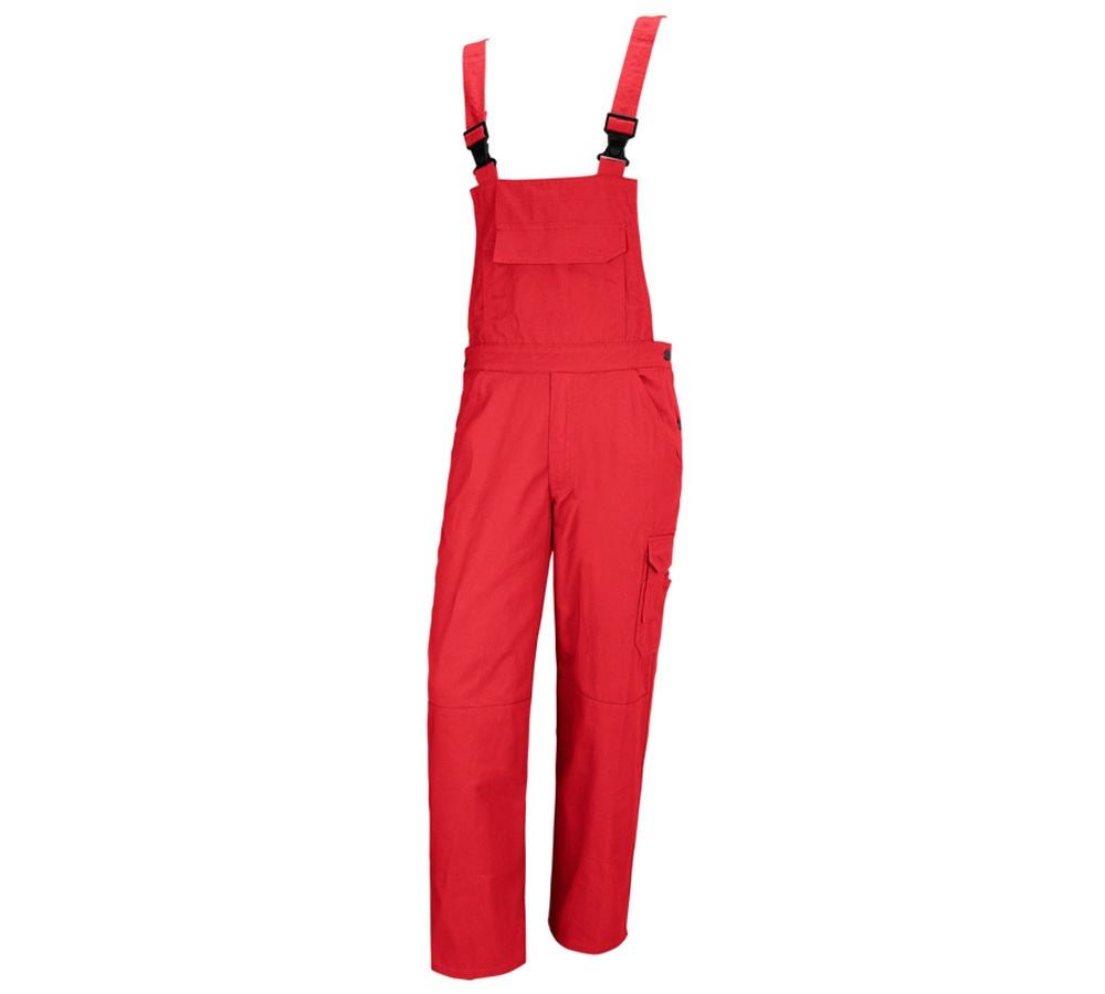 Pantalons de travail: STONEKIT Salopette Aalborg + rouge