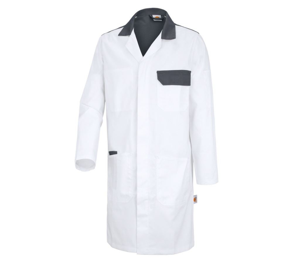 Healthcare Coats | Work Coats: STONEKIT Work Coat Odense + white/grey