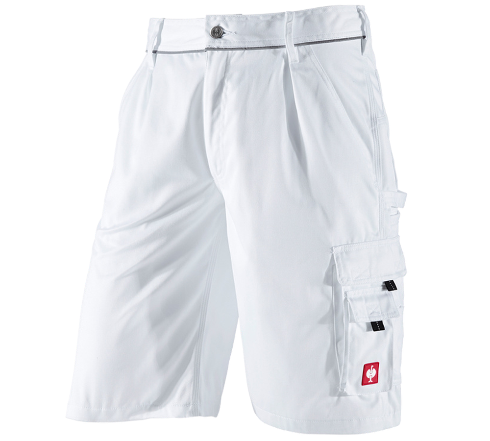 Pantalons de travail: Short e.s.image + blanc