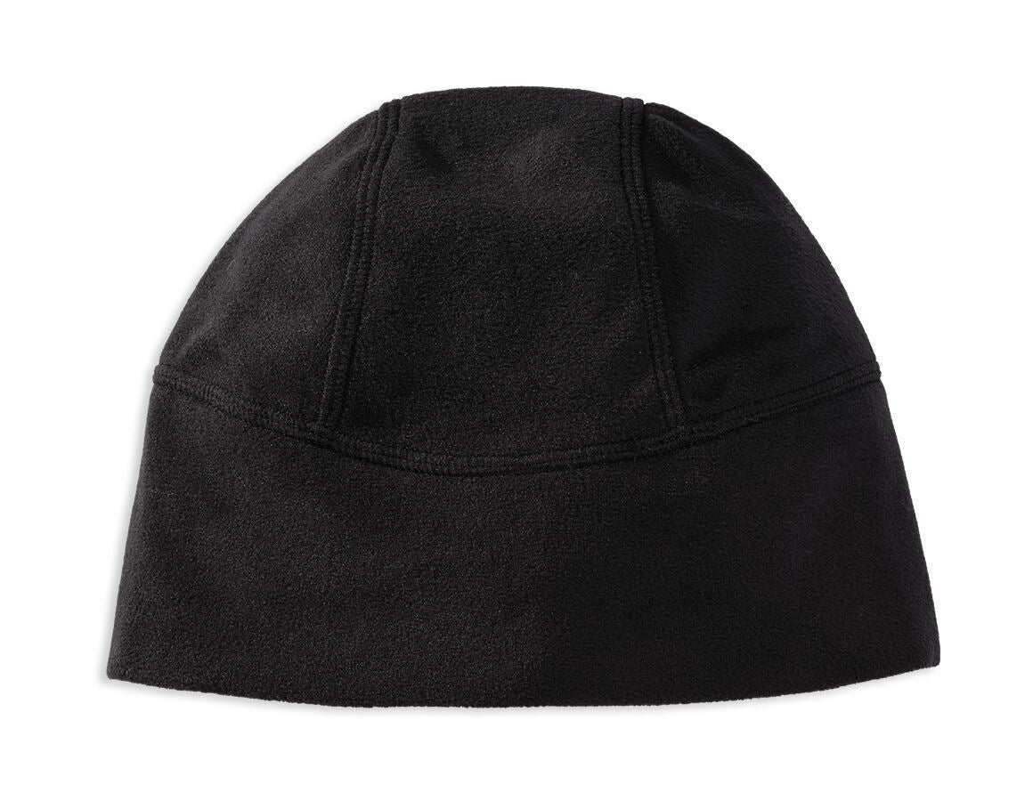 Accessoires: e.s. FIBERTWIN® microfleece bonnet + noir