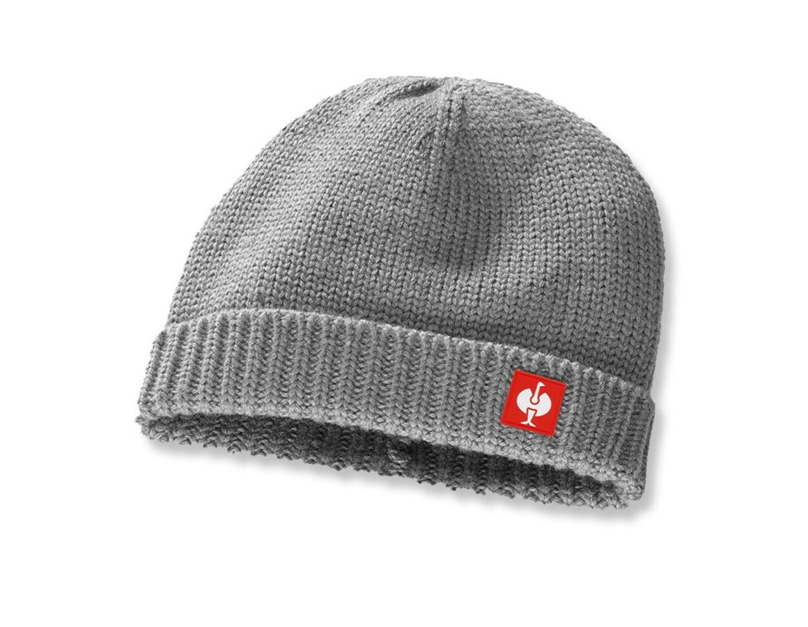 Accessoires: Bonnet tricoté e.s.roughtough + cendre