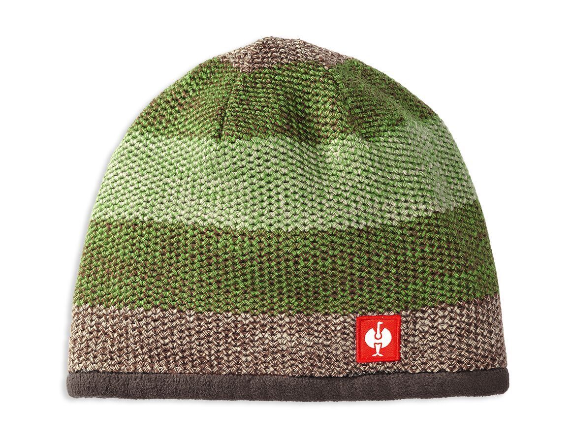 Topics: Knitted hat e.s.motion 2020 + chestnut/seagreen