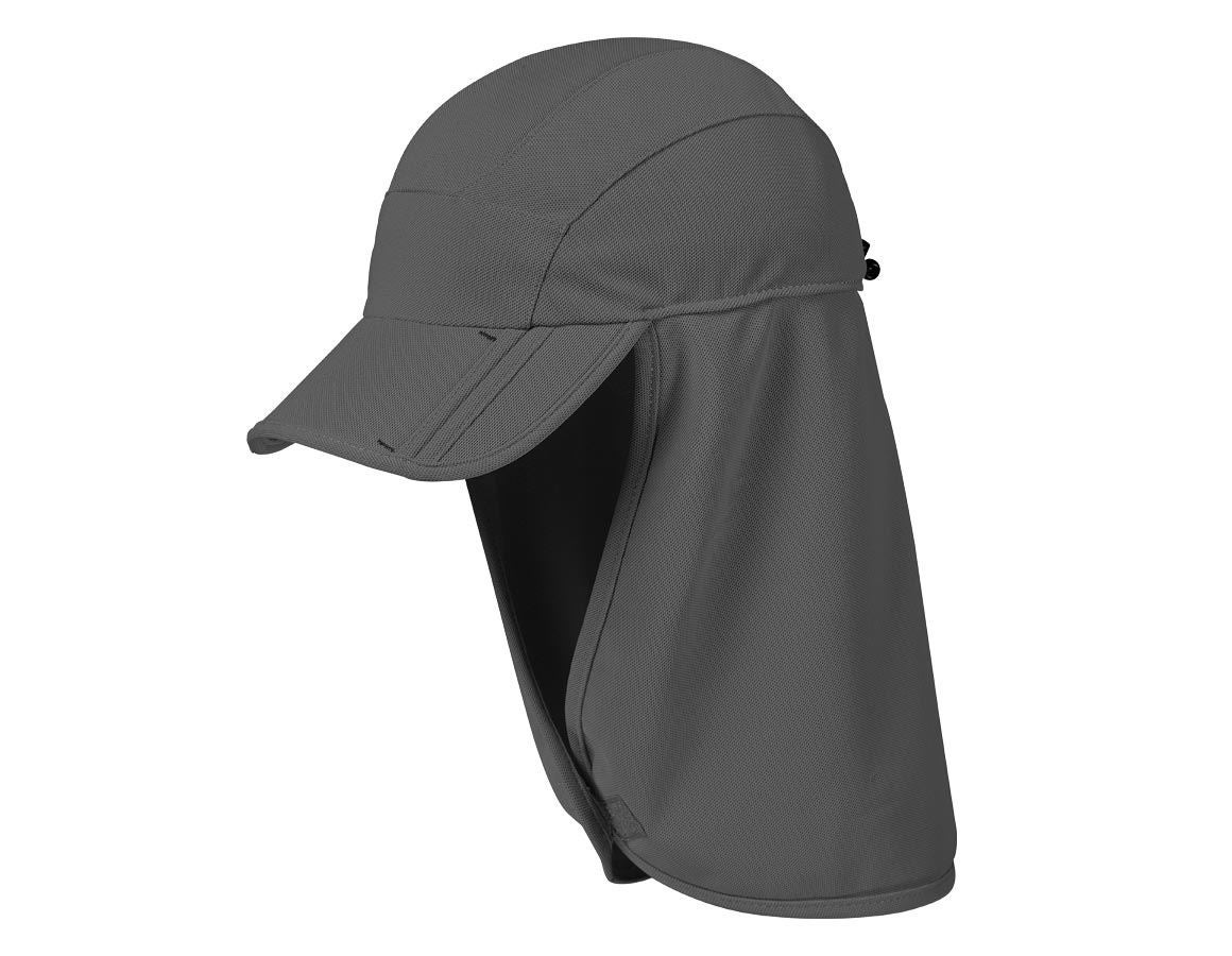 Accessoires: e.s Casquette fonctionell UV + anthracite/platine