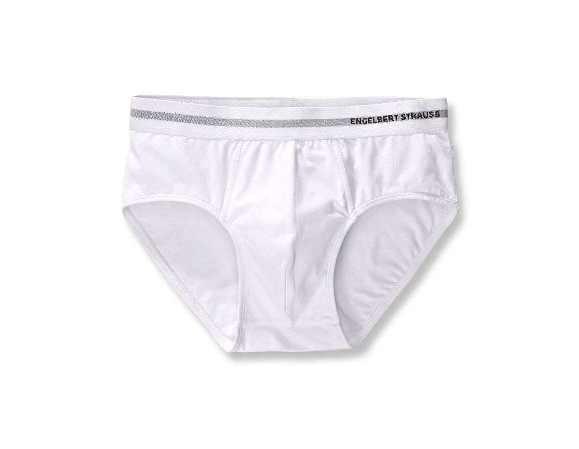 Underwear | Functional Underwear: e.s. Cotton stretch briefs + white