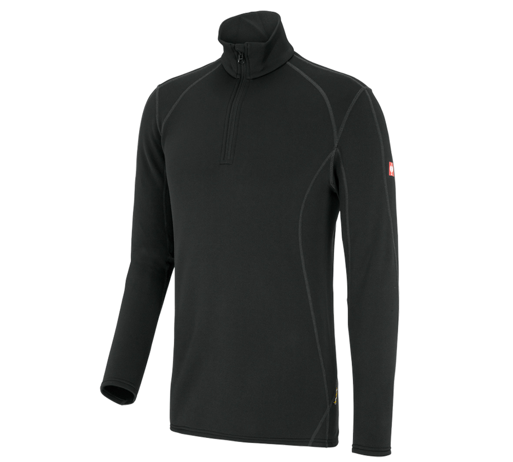 Winter accessories: e.s. functional-troyer thermo stretch - x-warm + black