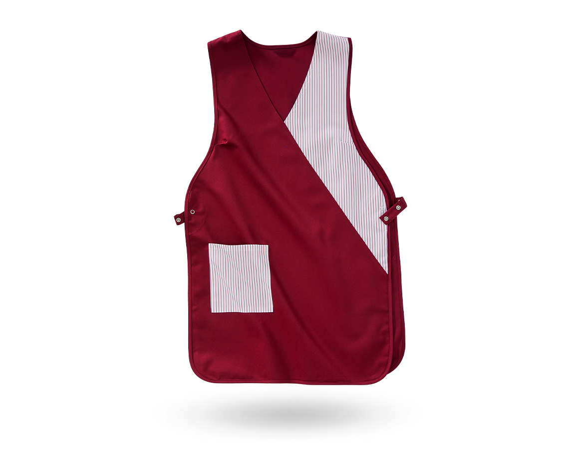 Tabliers: Cape Iris + bordeaux/blanc