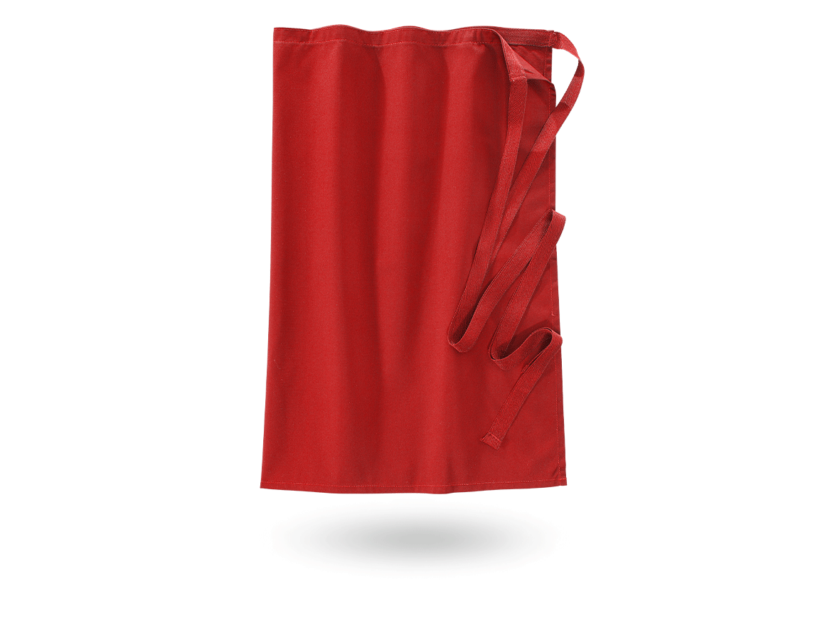 Aprons: Mid-Length Apron + red