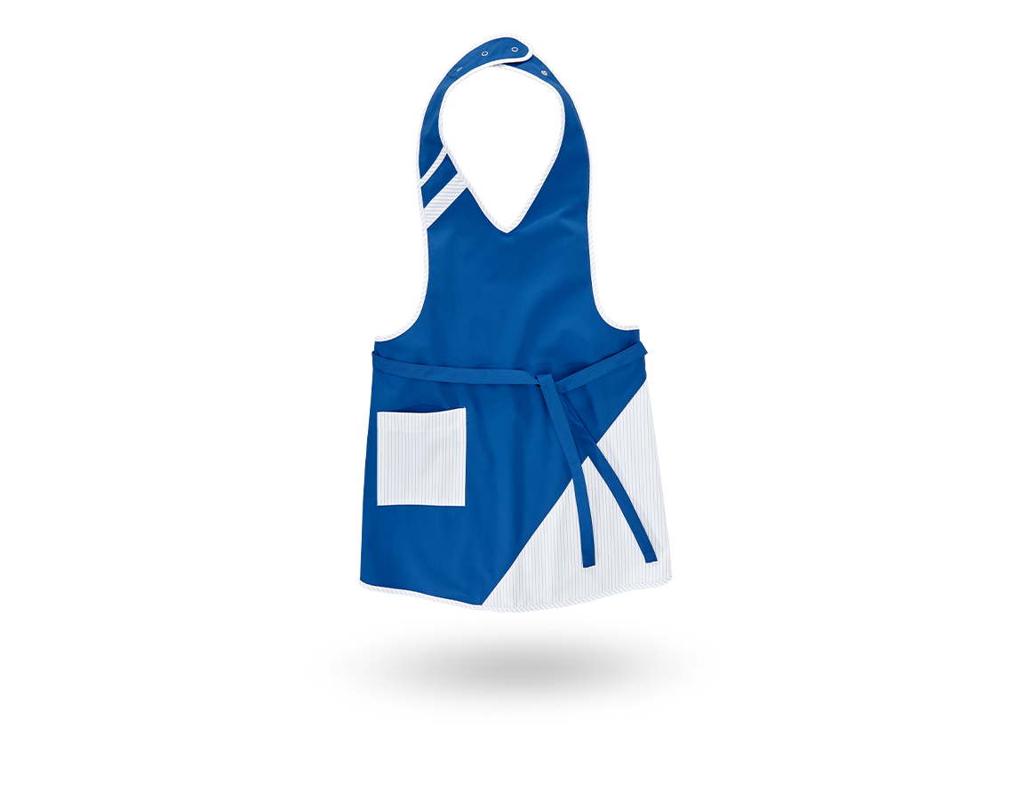Aprons: Bib Apron Britta + royalblue/white
