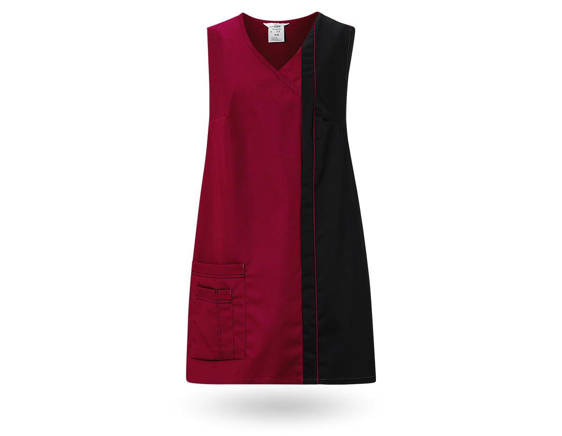 Tabliers: Cape Franziska + bordeaux/noir