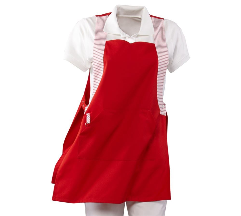 Aprons: Tabard Jutta + red/white