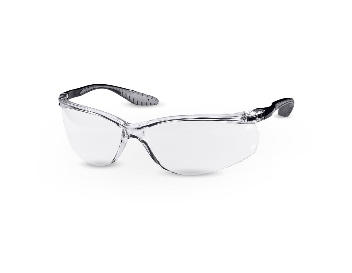 Safety Glasses: e.s. Safety glasses Soho + graphite/black