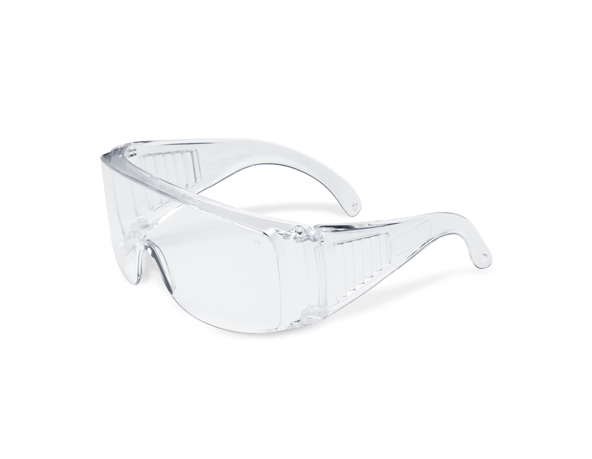 Lunettes de Protection: Lunettes pour visiteurs + clair