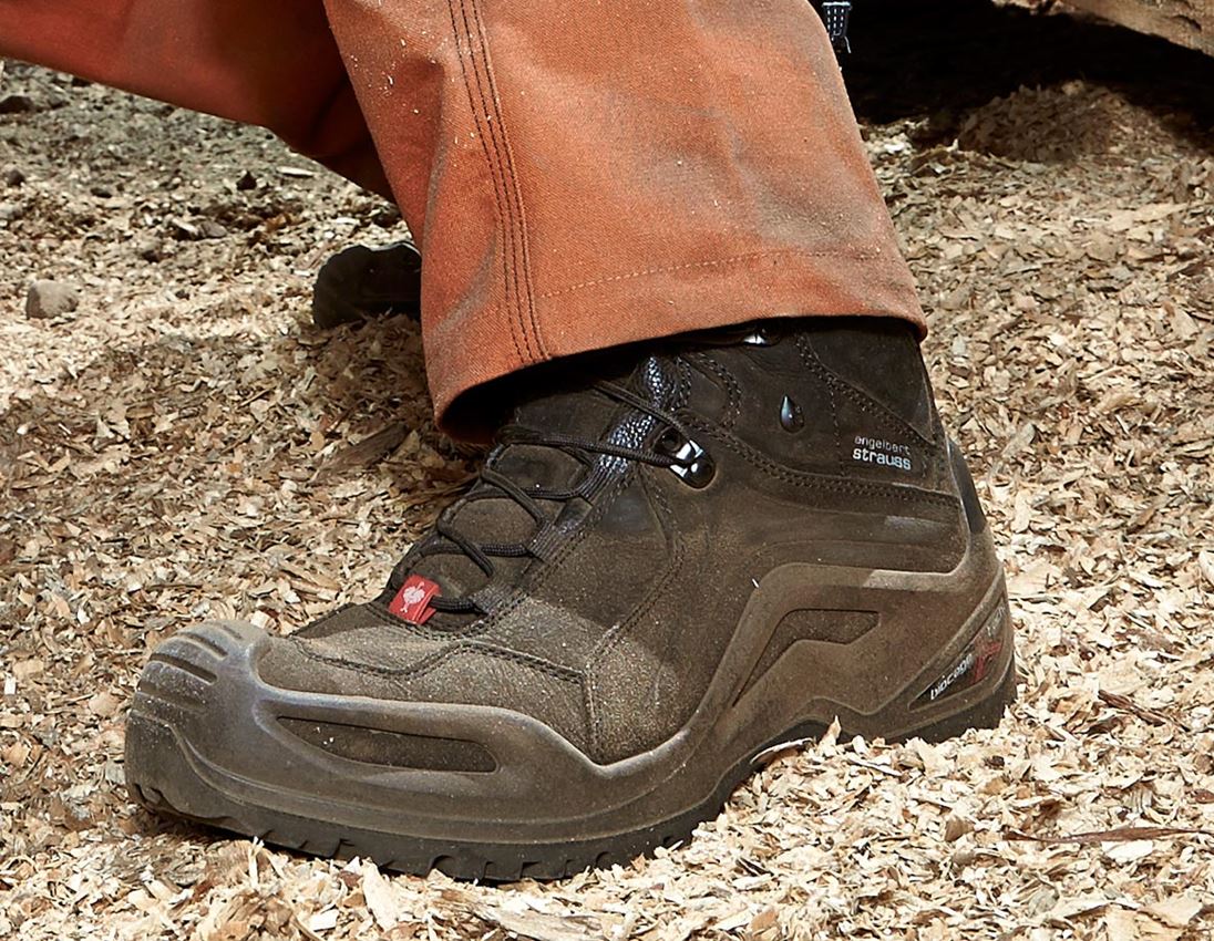 O2: e.s. O2 Work shoes Themisto mid + bark 1