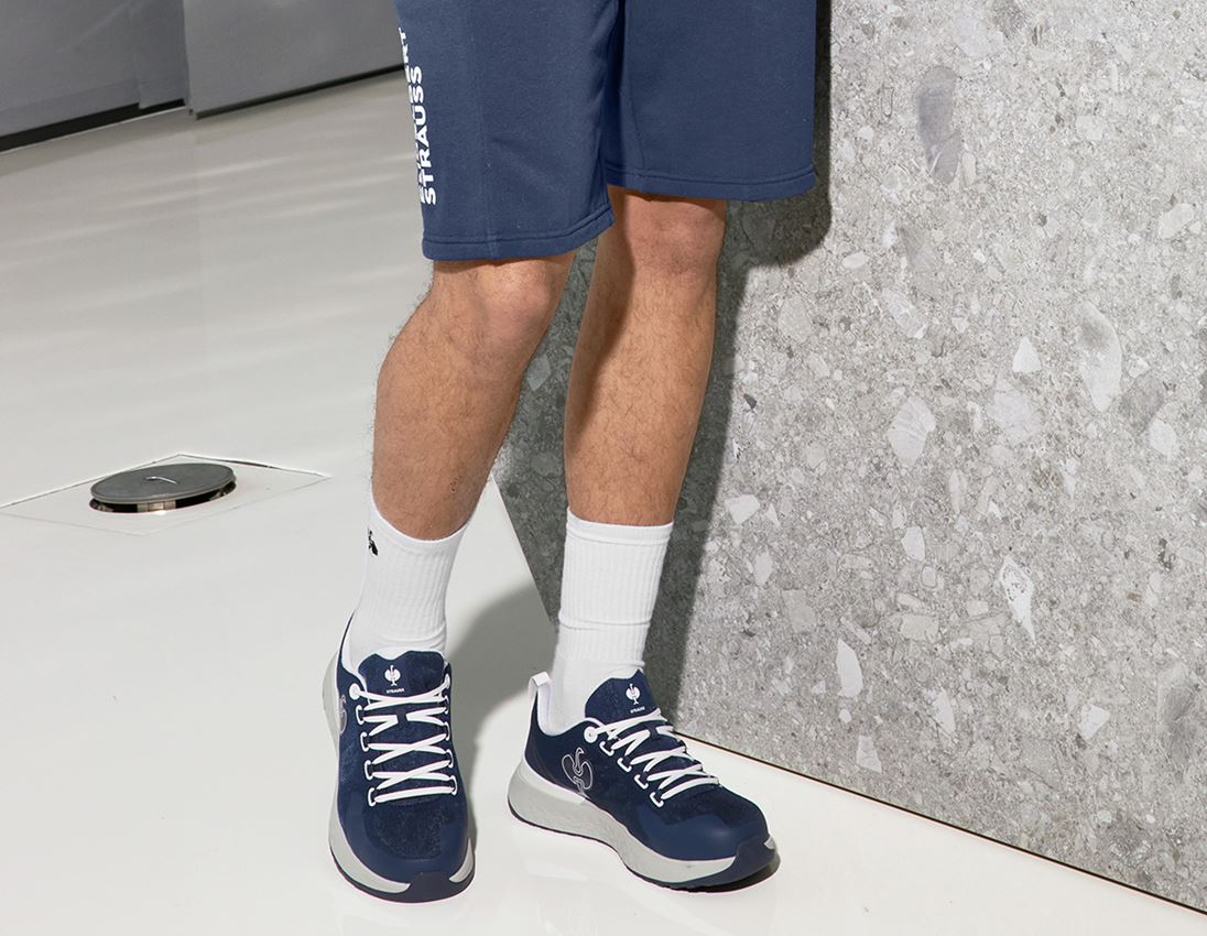 SB: SB Safety shoes e.s. Comoe low + deepblue/white 1
