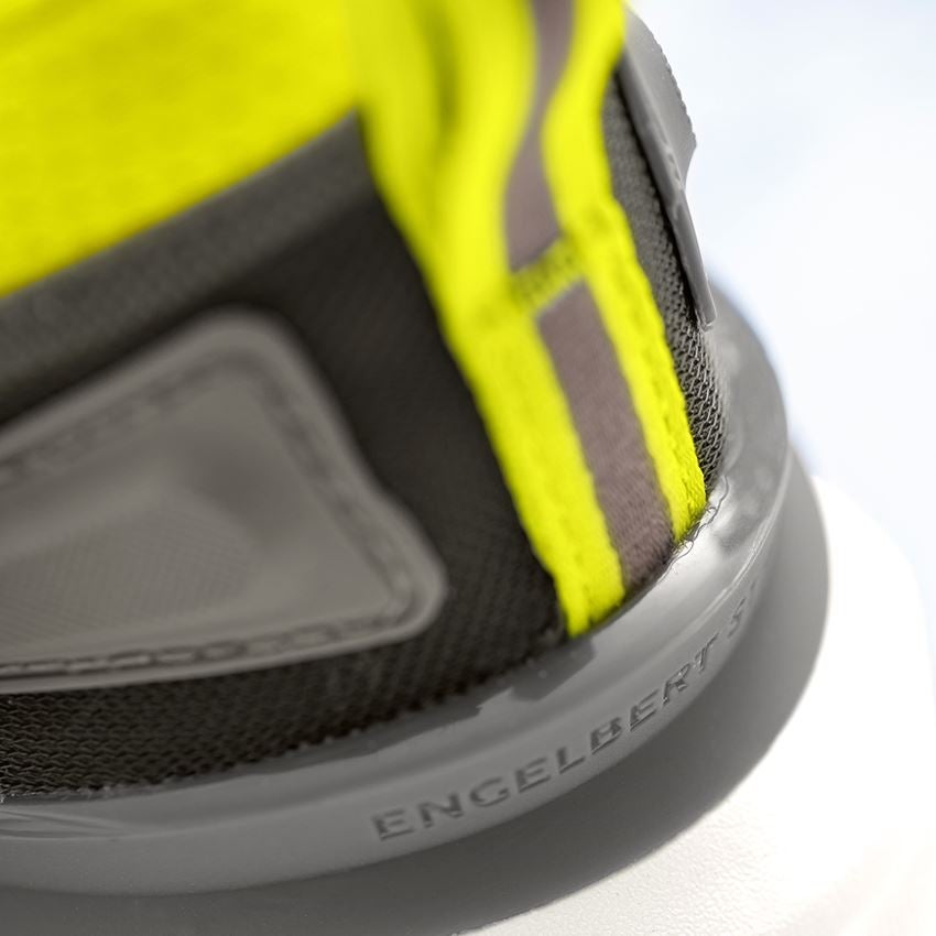 O1: O1 Work shoes e.s. Gambela + basaltgrey/acid yellow 2
