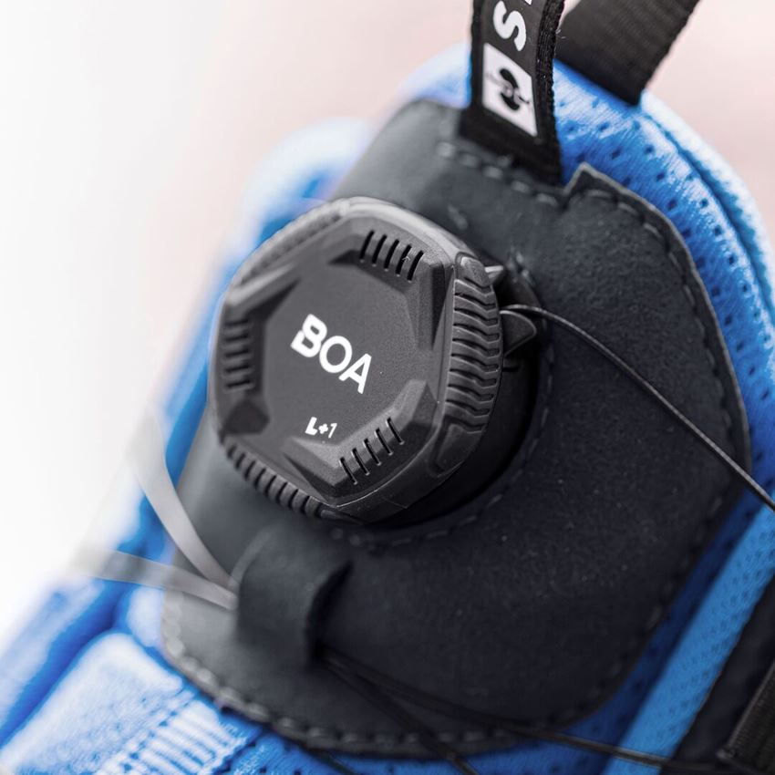 Chaussures: O6 Chaussures de travail e.s. Adelaide mid + noir/bleu gentiane 2