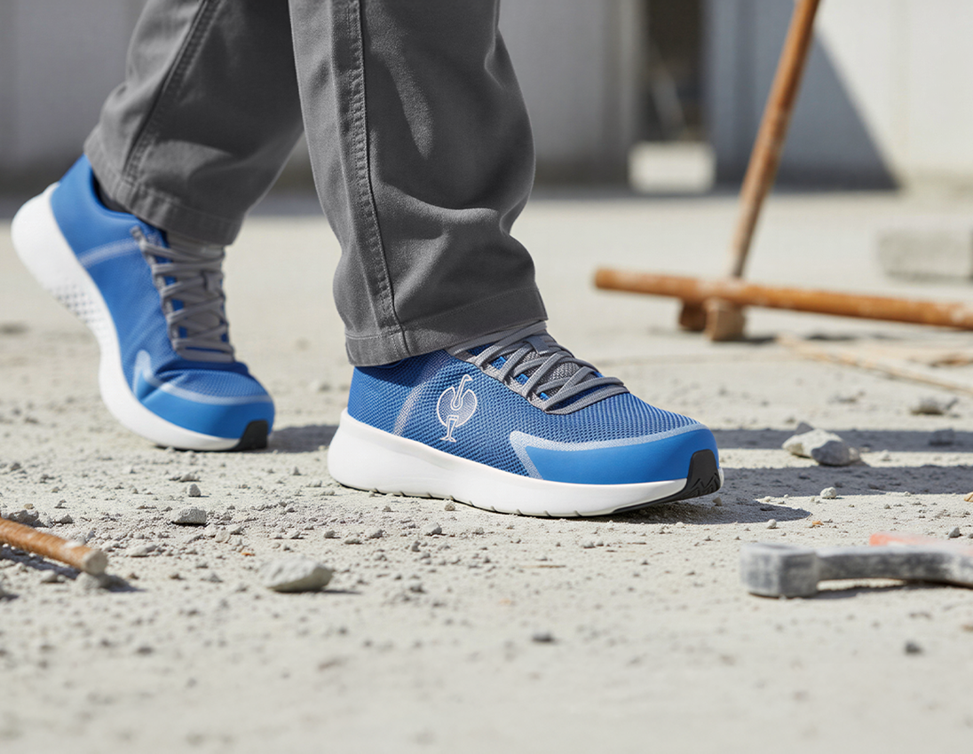 Safety Shoes: SB Safety shoes e.s. Taupo low + gentianblue/silver 2