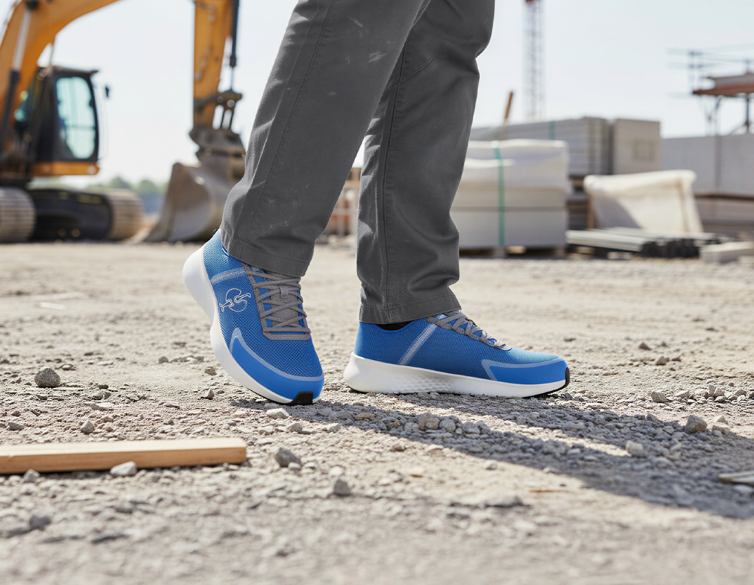 Safety Shoes: SB Safety shoes e.s. Taupo low + gentianblue/silver 3