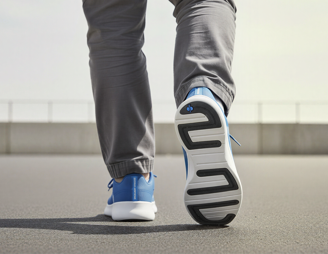 Safety Shoes: SB Safety shoes e.s. Taupo low + gentianblue/silver 4