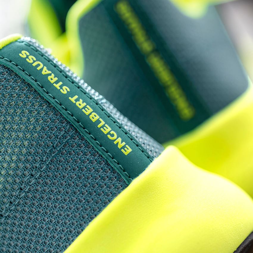 SB: SB Safety shoes e.s. Taupo low + emeraldgreen/high-vis yellow 2