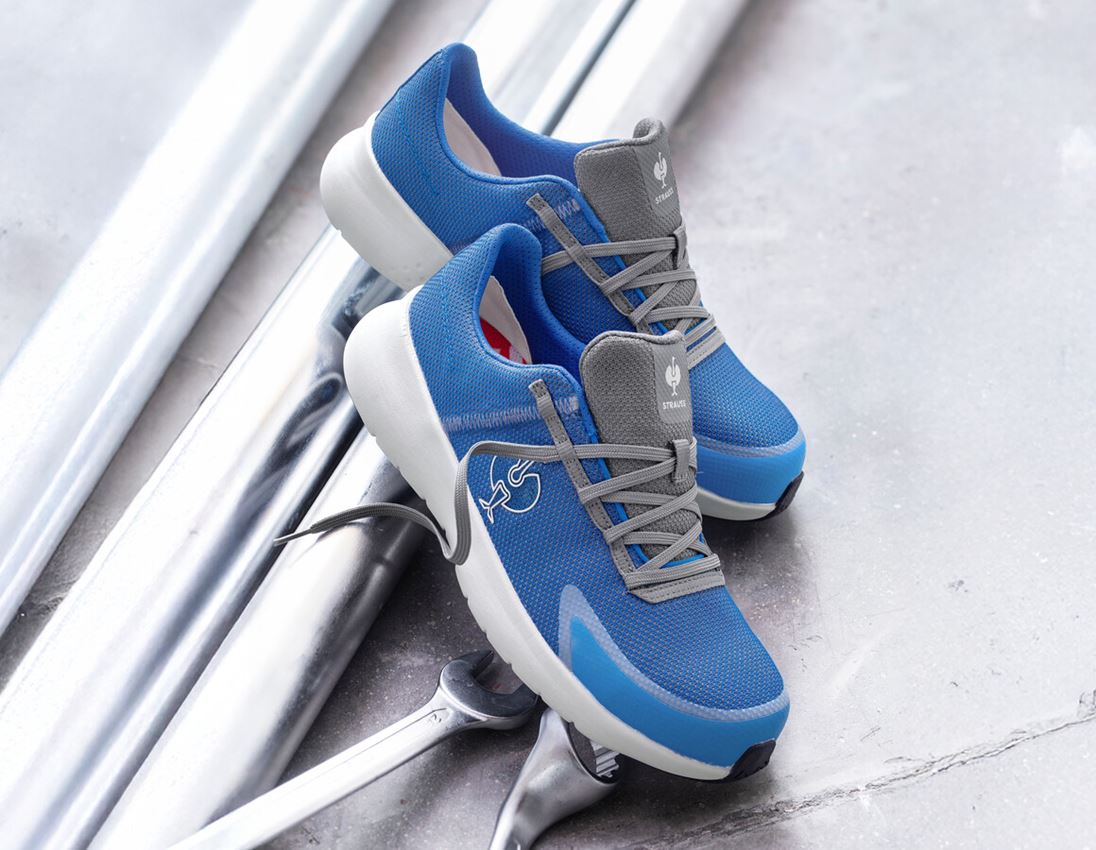 Safety Shoes: SB Safety shoes e.s. Taupo low + gentianblue/silver 1