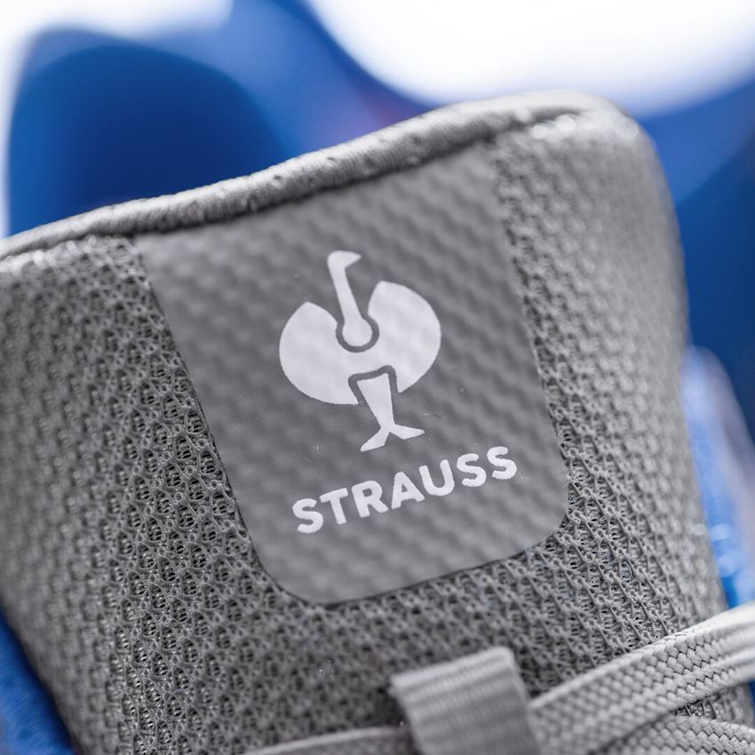 Safety Shoes: SB Safety shoes e.s. Taupo low + gentianblue/silver 2