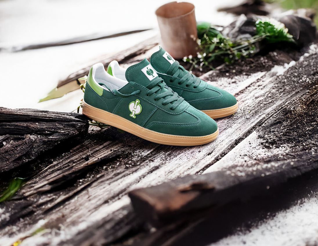 Work Shoes: O1 Work shoes e.s. Brockton low + green