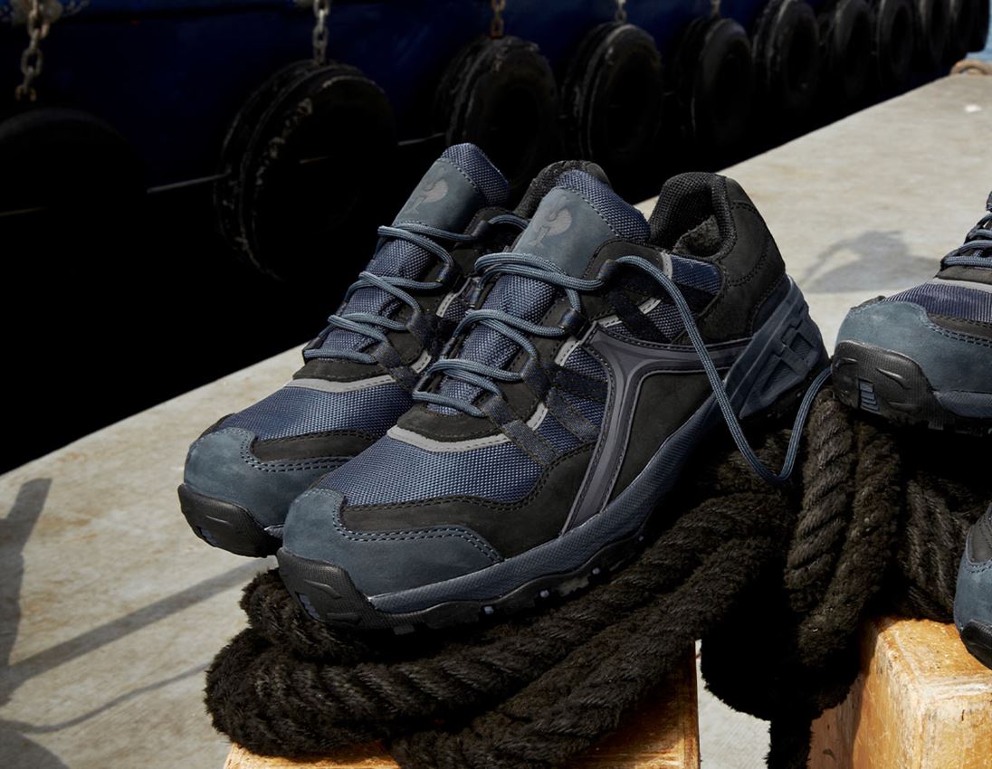 S1: e.s. S1 Safety shoes Pallas low + black/sapphire