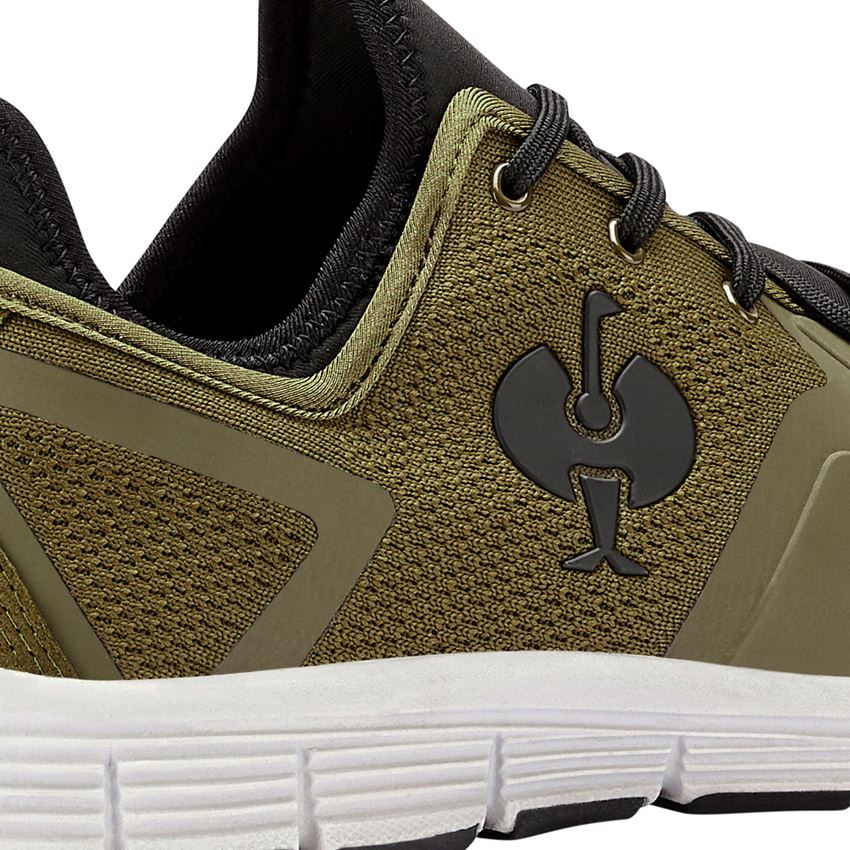 Médicales: S1 Chaussures basses de sécurité e.s. Manda + vert boue/noir 2