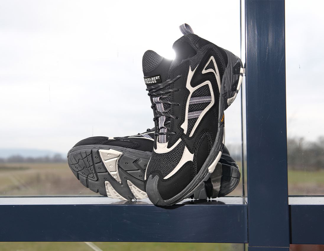 Safety Trainers: S1 Chaussures basses de sécurité Tim + noir