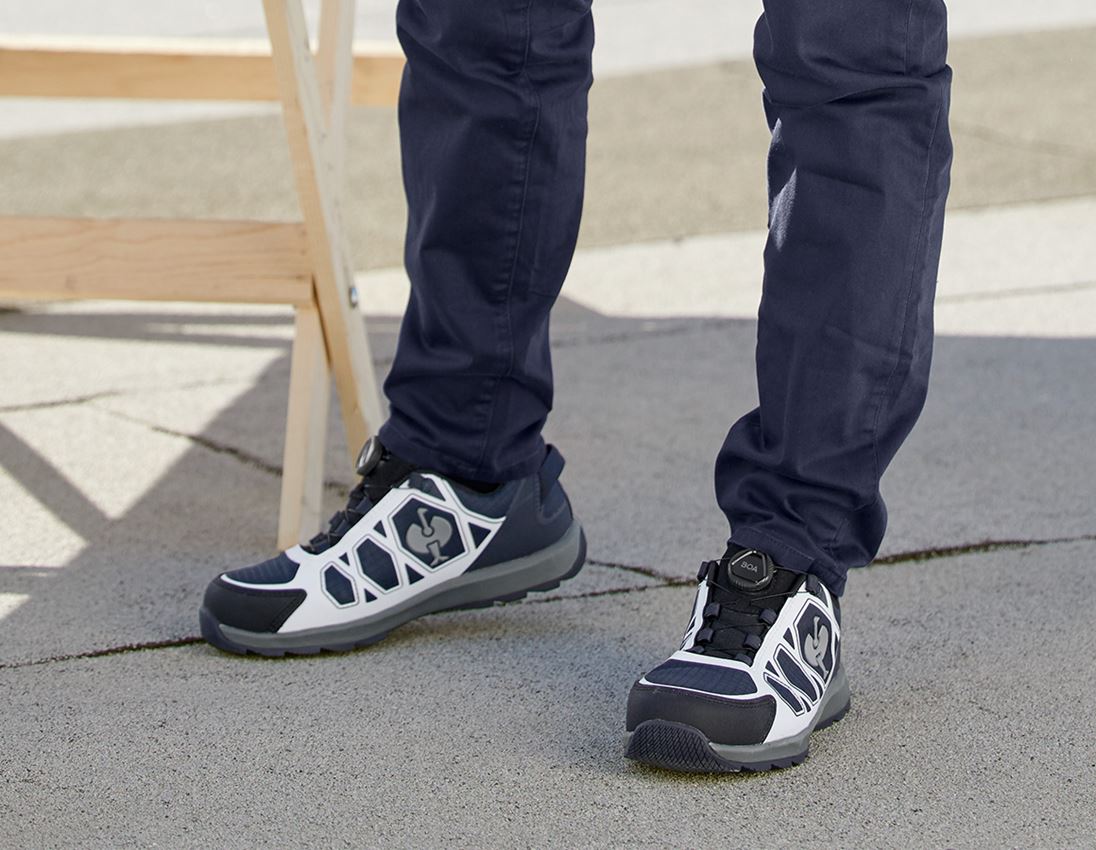 S1: S1 Chaussures basses de sécurité e.s. Baham II low + bleu foncé/noir 1