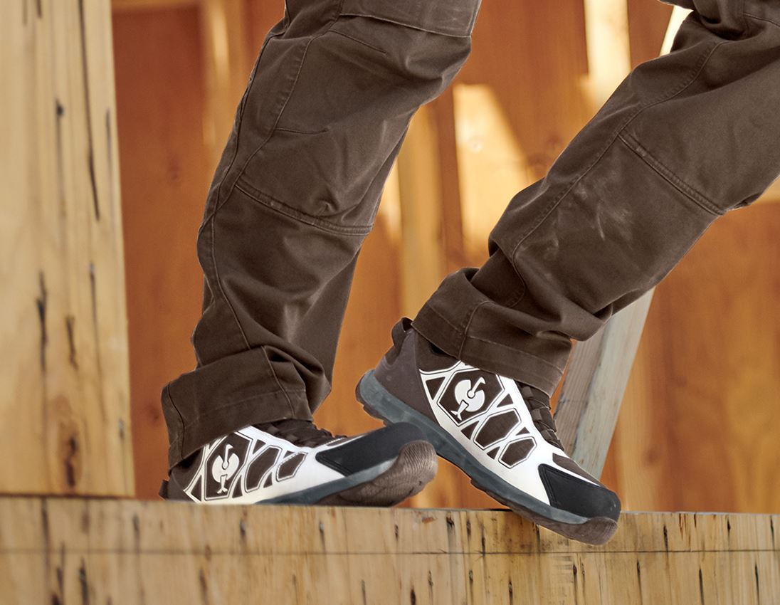 S1: S1 Chaussures basses de sécurité e.s. Baham II low + marron/noir 1