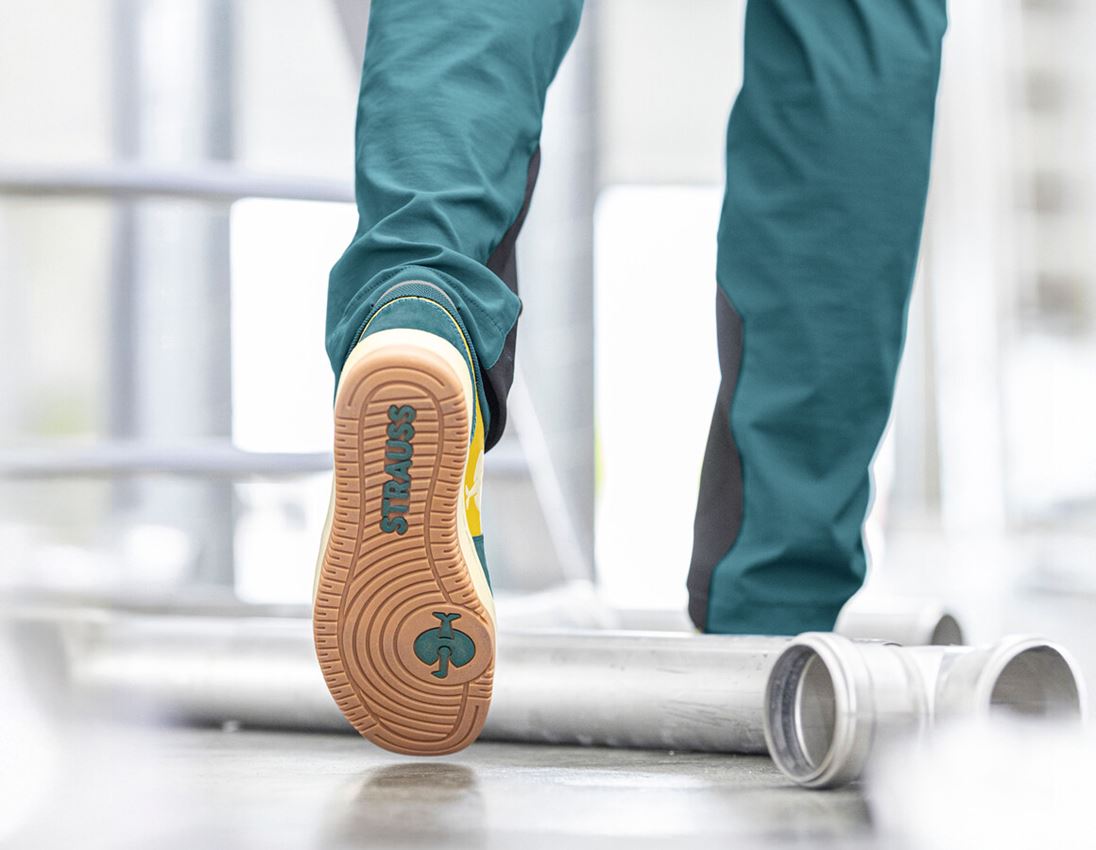 S1: S1 Safety shoes e.s. Eindhoven low + emeraldgreen/chromeyellow 3