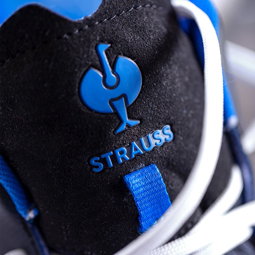 S1P: S1PS Safety shoes e.s. Marseille mid + black/royal blue 2