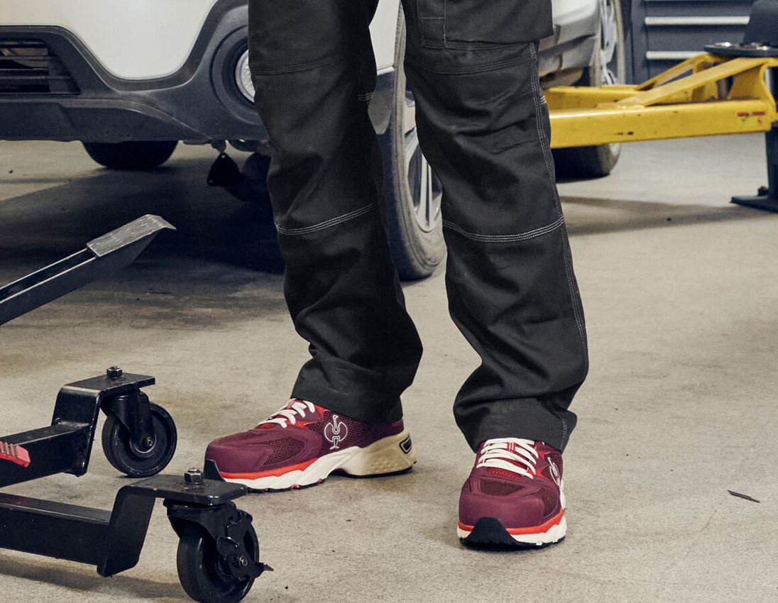 Chaussures de sécurité: S1 Chaussures basses de sécurité e.s. St.Louis low + rouge acajou 2