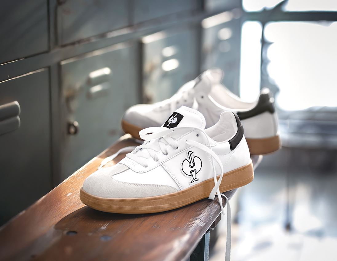 S1: S1 Safety shoes e.s. Brooklyn low + white