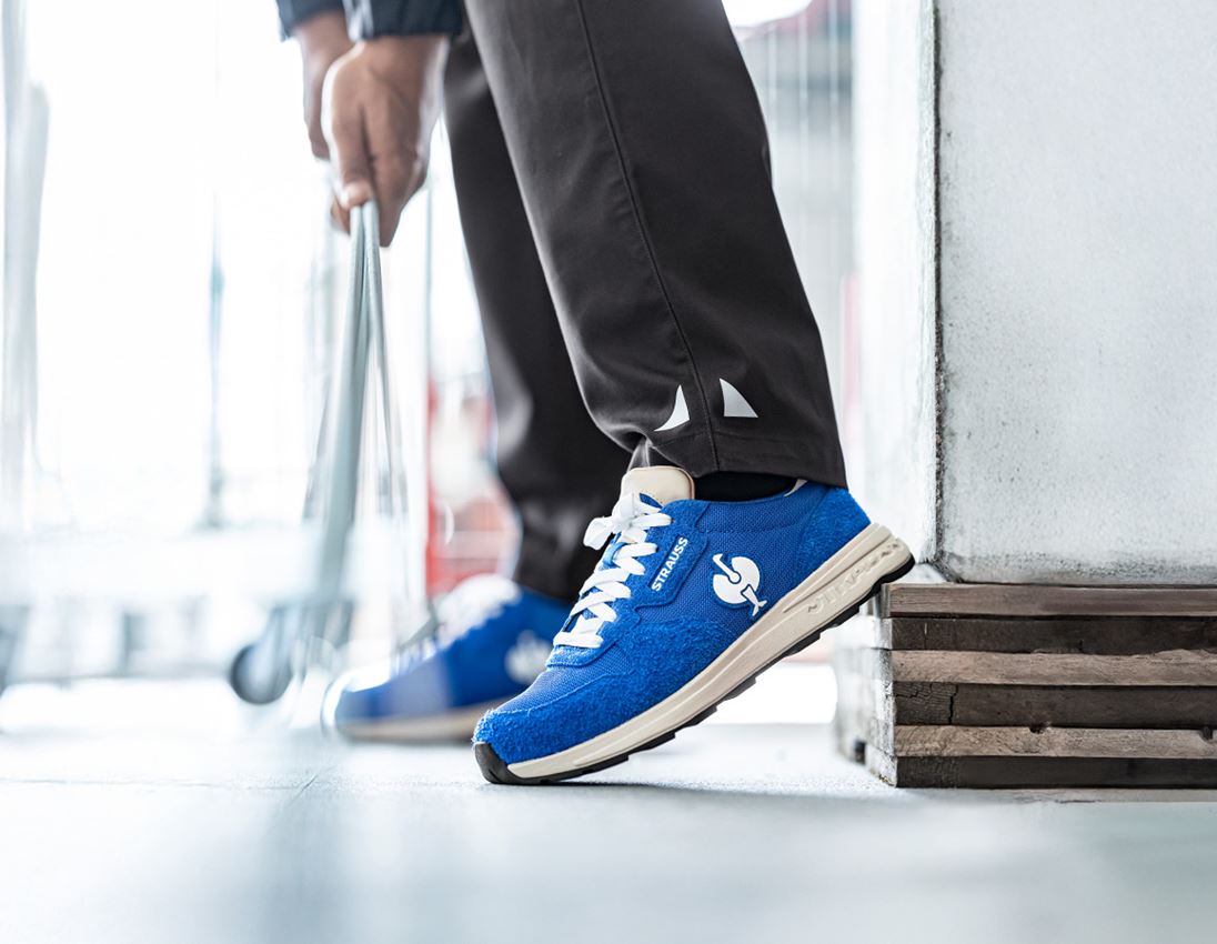 S1: S1 Chaussures basses de sécurité e.s. Canberra low + bleu gentiane