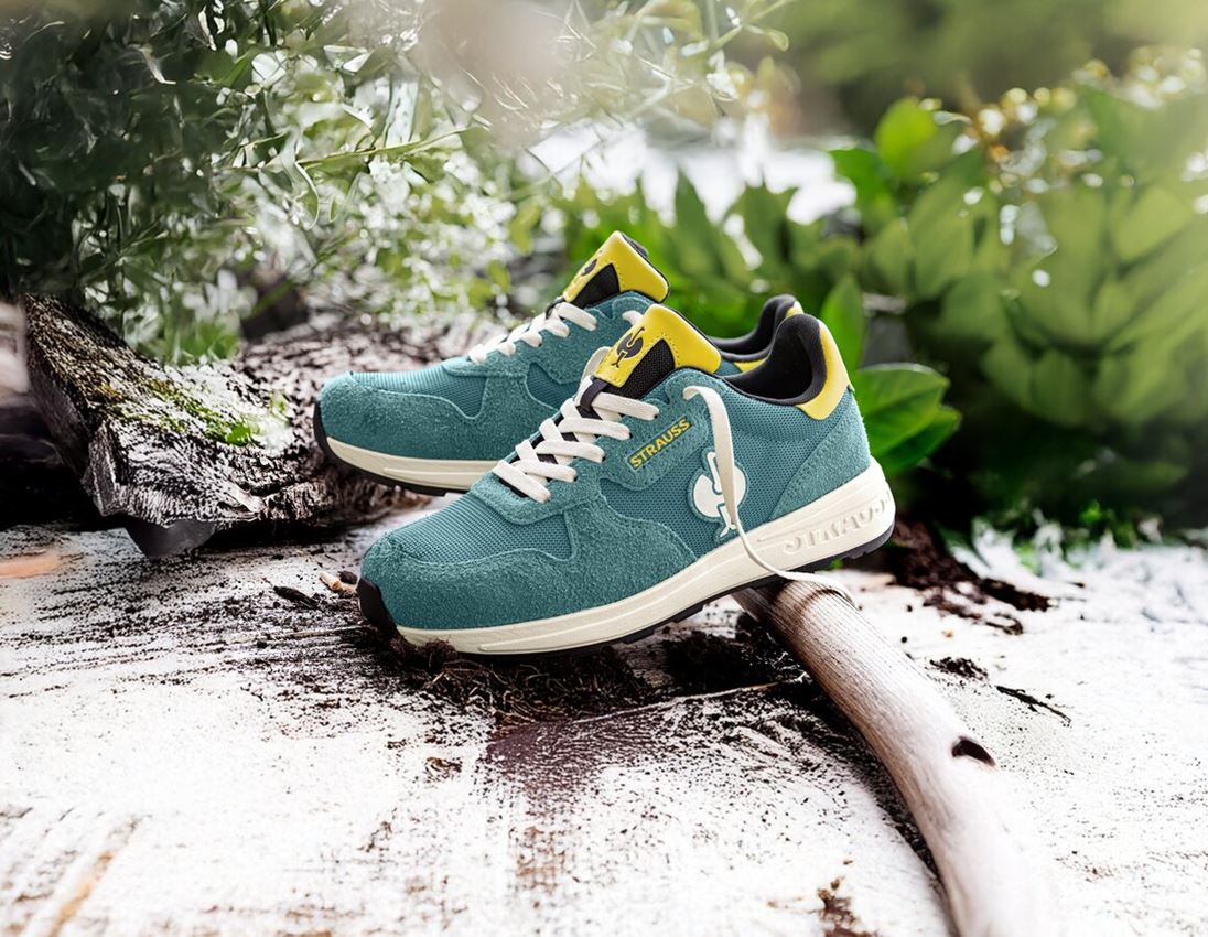 S1: S1 Safety shoes e.s. Canberra low + emeraldgreen