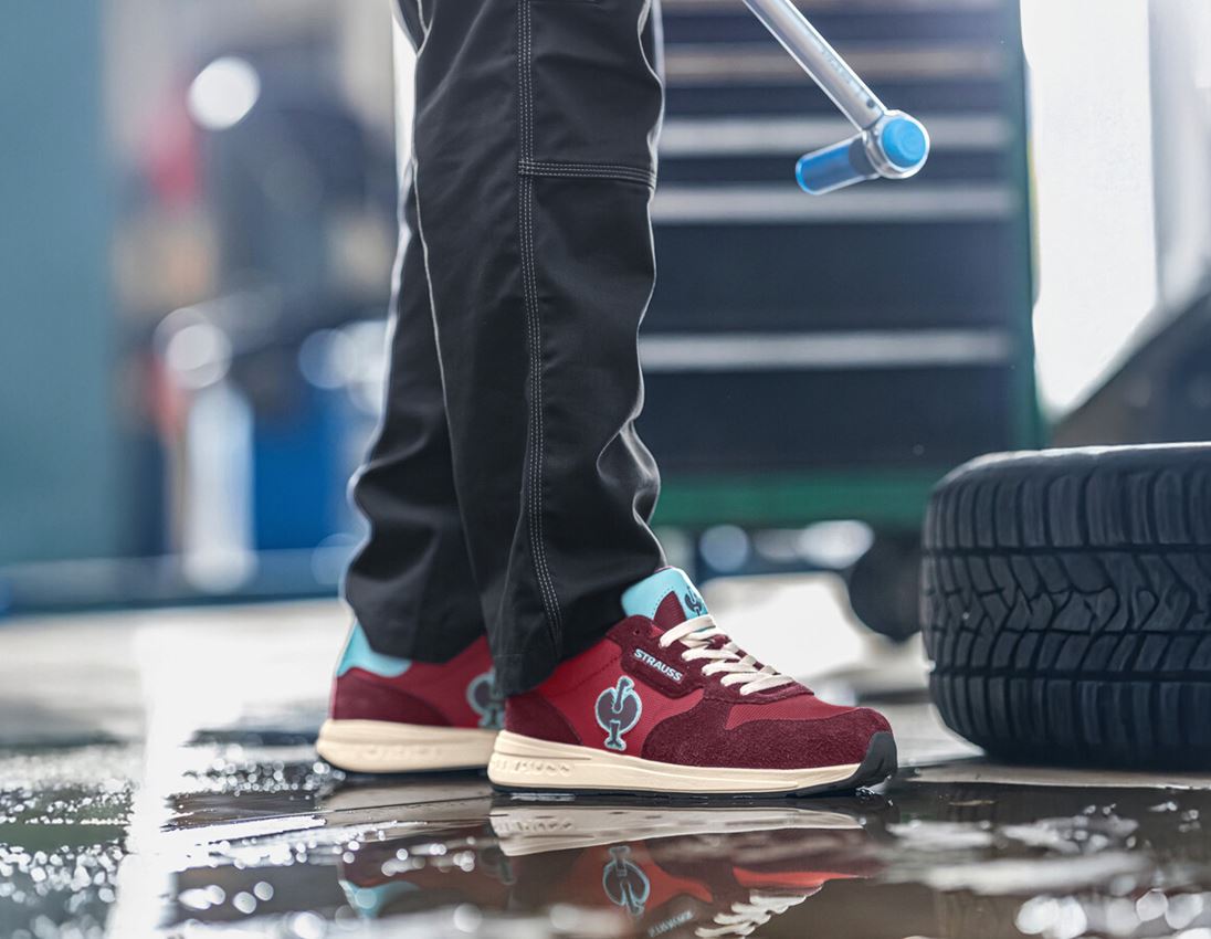 Safety Shoes: S1 Safety shoes e.s. Canberra low + mahoganyred 2