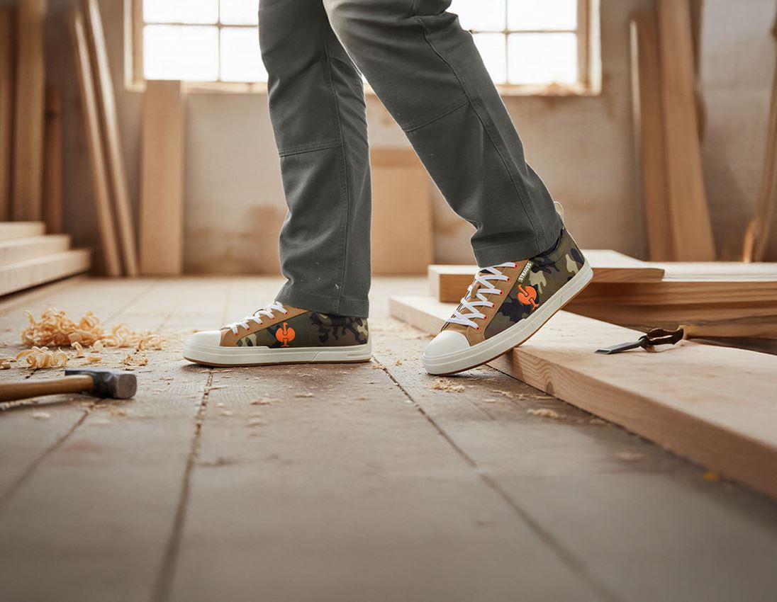 S1: S1 Chaussures basses de sécurité e.s. Yatala low + camouflage/vert camouflage/vert genévrier 2